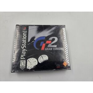 Gran Turismo 2 PS1 PlayStation 1 Game Complete CIB 2-Disc Black Label Racing